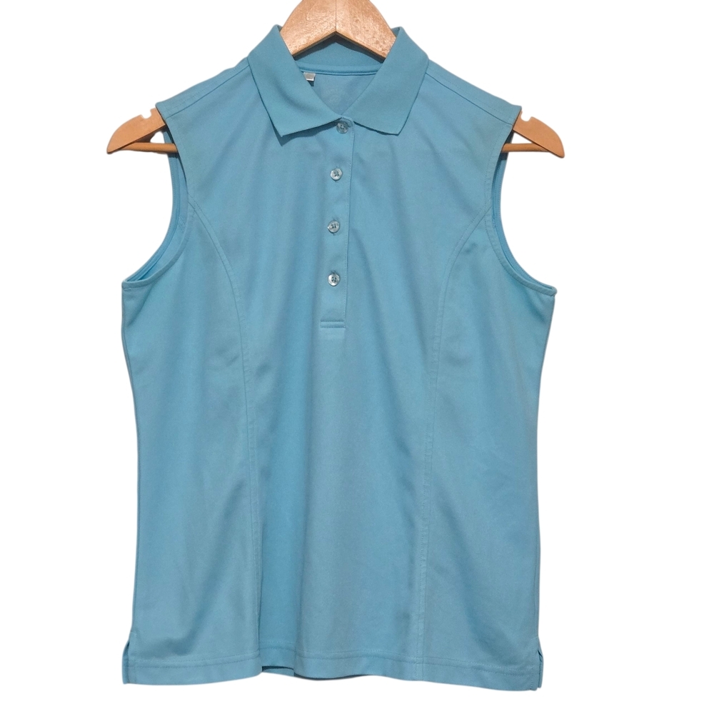 Monterey Activewear  Sleeveless Blue Women's Top Medium